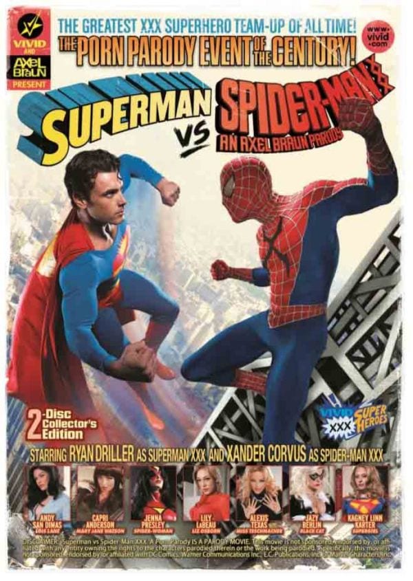 Superman vs Spiderman XXX - Top Porn Parodies of all time