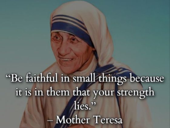 32 Most Inspirational Quotes Of Mother Teresa About Love and Care