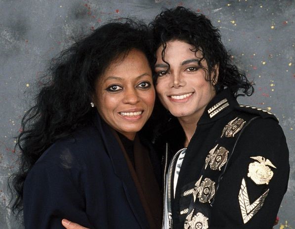 Diana Ross and Michael Jackson