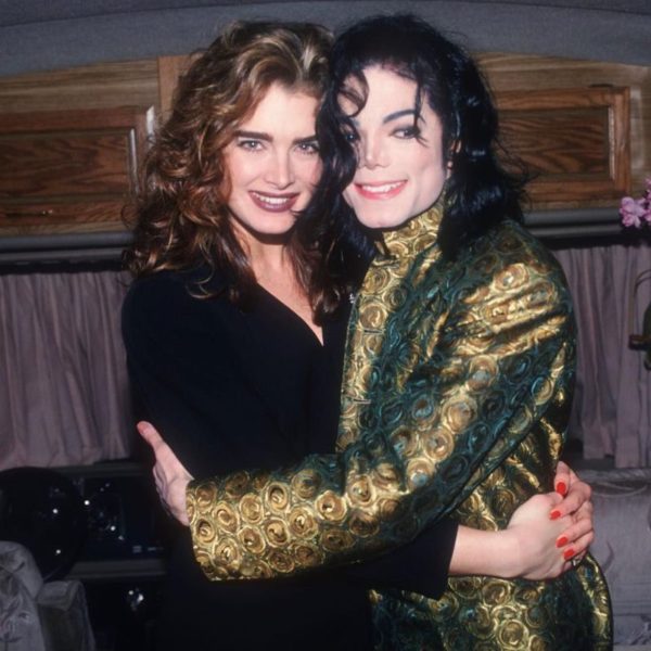 Brooke Shields and Michael Jackson