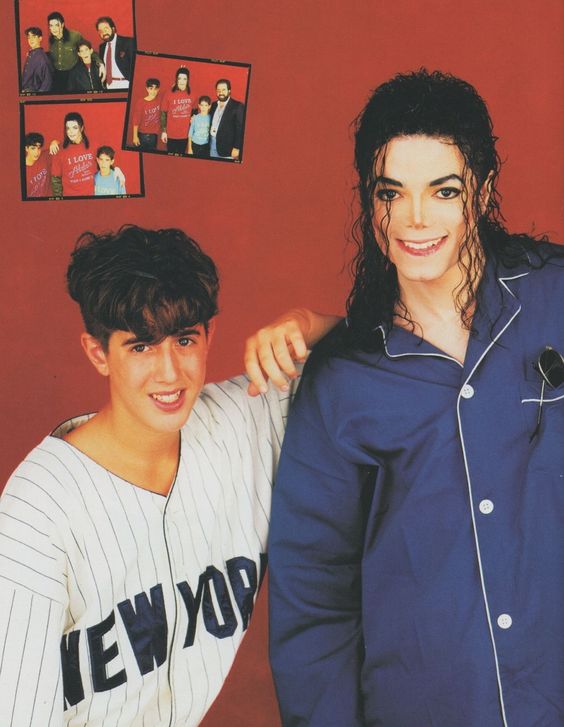 Frank Cascio and Michael jackson