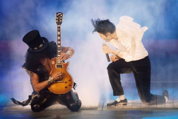 Michael Jackson and Slash