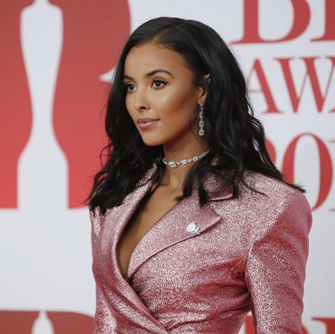 Maya Jama looks stunning on carpet