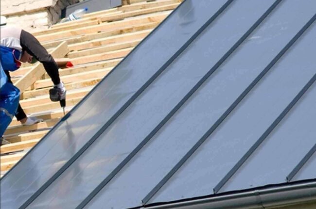 Recyclability of a metal roof