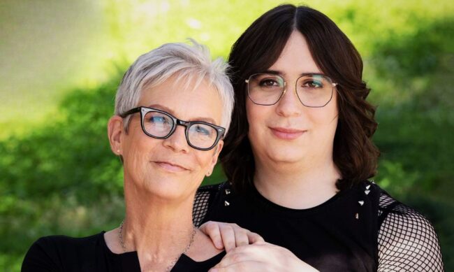 Ruby Guest with Her Mother, Jamie Lee Curtis