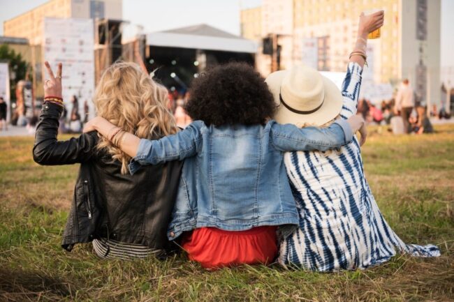 Make Friends at a Music Festival