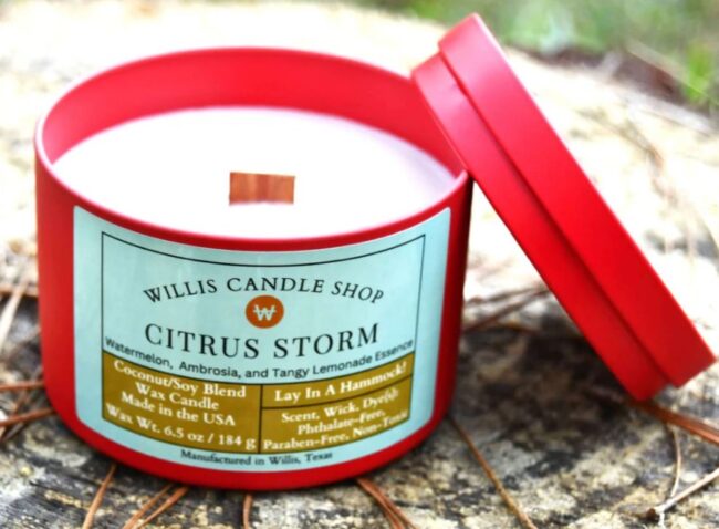 wood wick candles